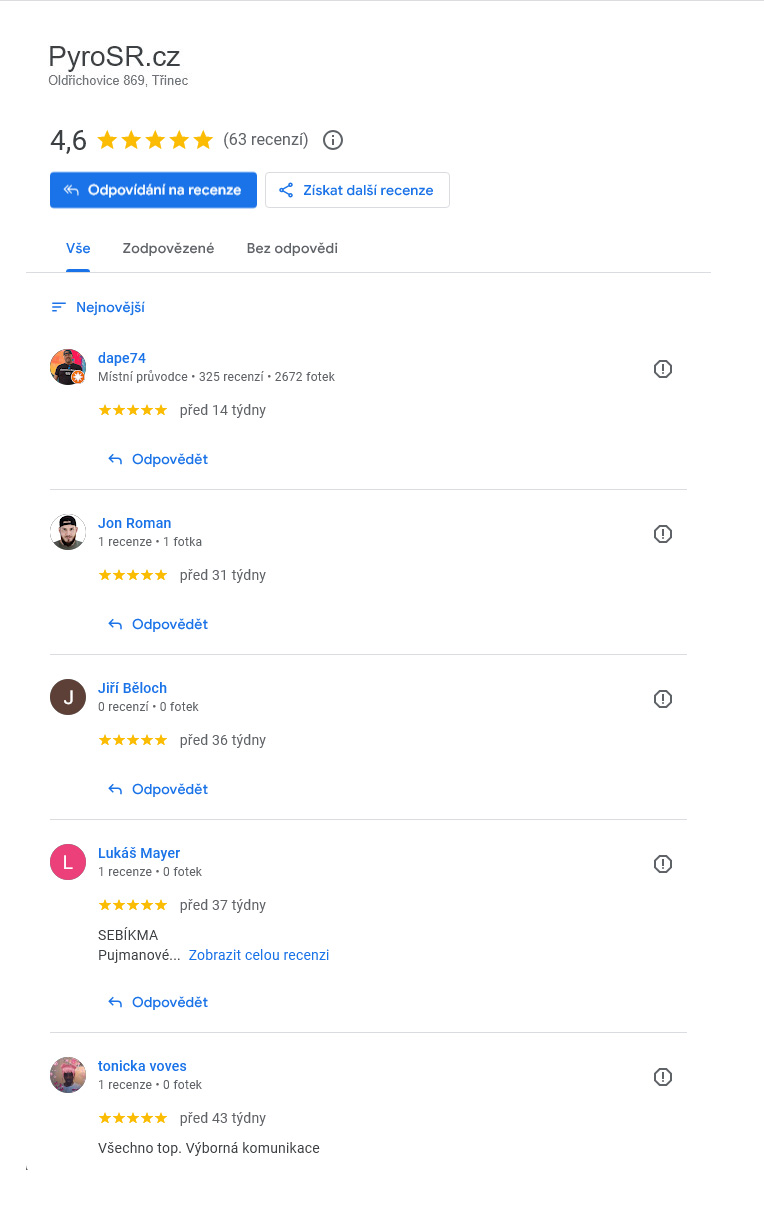 Recenzie PyroSR na Google